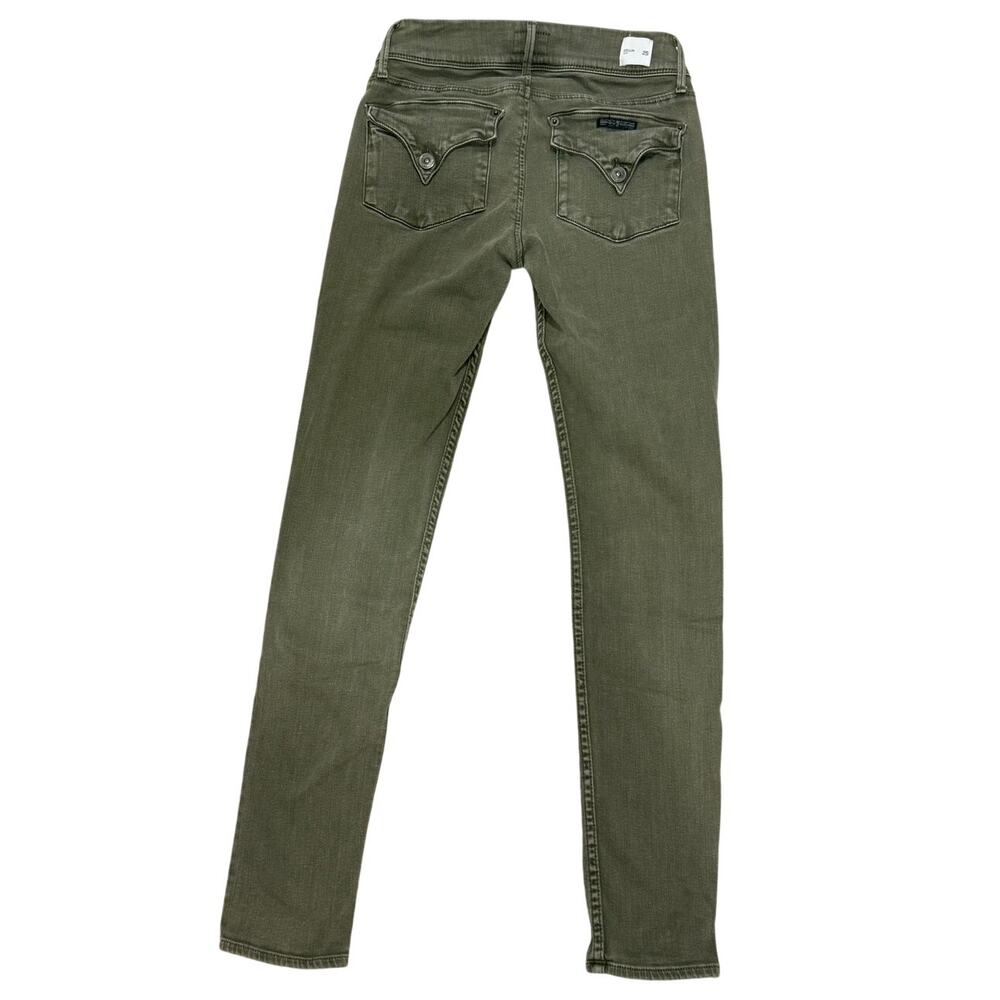 Hudson Womens Collin Jeans Size 25 Olive Green